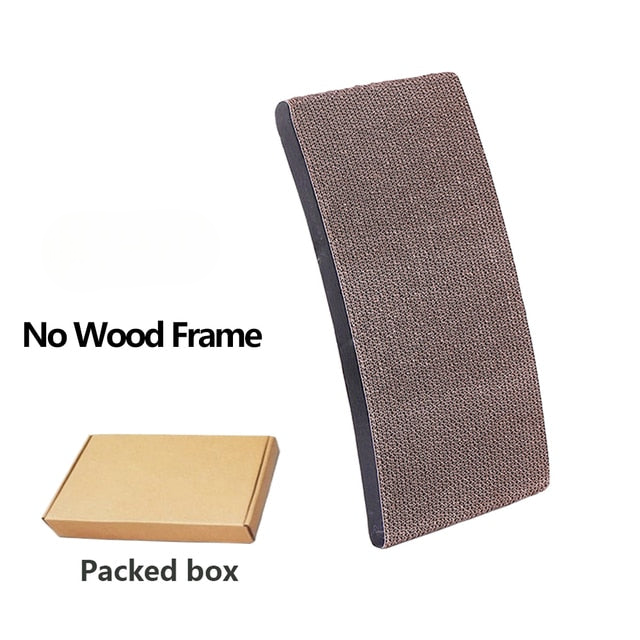 Wooden Cat Scratch Bed